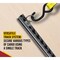Mytee Products 8 ft L-Track Powder Coated (8) & Stud w/ Powder coated Ring (32) Tie Down System, 32PK LTK8-BLKx8-LTKS-BLKx32 - alternate 8