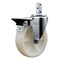 Service Caster 5'' Nylon Wheel Swivel 3/4'' Square Stem Caster with Brake SCC-SQ20S514-NYS-PLB-34 - alternate 1