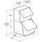 Azar Displays Two-Tier Clear Organizer, 2PK 556760-2PK - alternate 4
