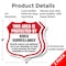 Signmission Video Surveillance Shield Sign This Area, 6 inch X 6 inch, Plastic Sign, 2PK SHI-P-2PACK-6-473 - alternate 6