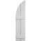 Ekena Millwork Smooth 2 Board Joined Board-n-Batten w/Quarter Round Arch Top Faux Wood Shutters, 11W x 76H, PR SHUBJQ11X76SMPR - alternate 11