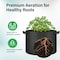 Ipower HealSmart Plant Grow Bags 10 Gallon, Tomoato Planter Pots with Handles, Black 2024 Version, 10PK GLGROWBAG10X5BLKV5X2 - alternate 7