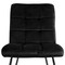 Elama 2 Piece Velvet Tufted Accent Chairs in Black with Black Metal Legs ELM-708-1-BLK - alternate 8