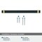 Amerock Overton 8-13/16 in 224 mm Center-to-Center Brushed Matte Black/Brushed Gold Cabinet Pull BP36684BMBBGL - alternate 5