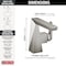 Delta Trillian: Single Handle Bathroom Faucet 543-SS-PR-LPU-DST - alternate 3