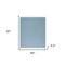 Homeroots 50" X 60" Blue and White Woven Cotton Geometric Throw Blanket with Fringe 516609 - alternate 6