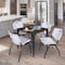 Regency Square Kahlo Breakroom Table W/ 4 M Stack Chairs, 36 in W, 36 in L, Neo Walnut TPL3636NWBK47GY - alternate 7