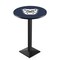 Holland Bar Stool Co 42" Blk Wrinkle Butler University Pub Table, 36" dia. Top L217B4236Butler - alternate 1