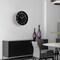 Clockswise 16-in Round Quartz Wall Clock Non-Ticking Battery Operated with Silent Sweep Movement,  QI004745.BK.16 - alternate 9