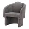 Homeroots 28" Gray Upholstered Club Chair And Toss Pillow 564976 - alternate 9