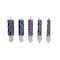 Drill America 5 Piece Set with 2" Depth of Cut - nACo (Nano-Composite) Coated Blue Annular Cutter ANC5-530-502 - alternate 10