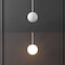 Jonathan Y Bleecker 7.75" Metal/Glass Globe LED Pendant, White JYL9528E - alternate 10