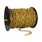 Mr. Chain 1.5" x 200' Gold Plastic Safety Chain - Reel 30109 - alternate 1