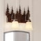 Vaxcel Yosemite 2 Light Bronze Rustic Tree Bathroom Vanity Fixture VL55502BBZ - alternate 1