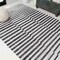 Jonathan Y Sukie Modern Offset Stripe Ivory/Black 3 ft. x 5 ft. Indoor/Outdoor Area Rug SMB133E-3 - alternate 8
