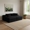 Homeroots 79" Black Corduroy Sleeper Sofa 719547 - alternate 6