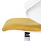 Homeroots White and Yellow Adjustable Height Swivel Rolling Office Chair 568074 - alternate 8