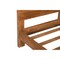 Homeroots Brown Live Edge Bow Joint Solid Wood King Bed Frame 604633 - alternate 9
