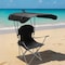 Simple Deluxe InfiniPower Beach Chair with Umbrella - Portable Camping Chair with Canopy, 35in Sun Shade, Heavy D FNCHARCAMPCP04B - alternate 7