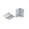 Global Door Controls 3.5 in. x 3.5 in. Brushed Chrome Full Mortise Residential Squared Hinge with Removable Pin, 2PK CP3535-US26D-2 - alternate 4