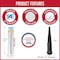 Coyote Wheel Accessories WHEEL INSTALLATION KIT 5 Lug Kit 12 Millimeter x 15 Thread Size 60 Degree Conical Acorn 125 In 80K545 - alternate 5