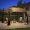 Sunjoy 11 ft. x 11 ft. Pop Up Portable Steel Gazebo with Solar LED Lighting, Browm A109004401 - alternate 8