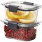Rubbermaid Brilliance 1.3 C. Clear Rectangle Food Storage Container, 2PK 2183416 - alternate 6