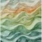 Homeroots 3' X 5' Teal Blue Abstract Washable Indoor Outdoor Area Rug 608076 - alternate 9