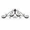 Homeroots 11" X 32" Brown Metal Rustic Scroll Hanging Dimensional Sculpture 379860 - alternate 6