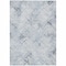 Homeroots 5' X 8' Navy Blue And Sky Blue Geometric Washable Indoor Outdoor Area Rug 588257 - alternate 9
