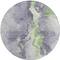 Homeroots 8' Lavender And Lime Green Round Abstract Washable Indoor Outdoor Area Rug 618516 - alternate 8