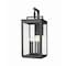 Z-Lite Hartwell 5-Light Outdoor Wall Light, 12 in W x 28.5 H, Sand Black 5019XL-BK - alternate 1