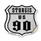 Signmission Sturgis Us 90, 6 inch X 6 inch, Vinyl Decal, 2PK SHI-D-2PACK-6-481 - alternate 1