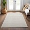 Homeroots 5' X 8' Ivory And Beige Chevron Washable Indoor Outdoor Area Rug 612269 - alternate 9