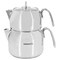 Korkmaz Perla Mega Stainless Steel 1.8 Liter Tea Pot and 3.2 Liter Kettle Set A029 - alternate 1