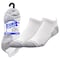 My-T-Tuff My-T-Sport Men's No Show Socks with Cushioned Tab - White, 4PK MTS168 LC WT - alternate 1