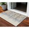 Homeroots 3' X 5' Beige Brown And Gray Abstract Washable Indoor Outdoor Area Rug 601170 - alternate 1