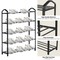 Edendirect 31 in. H 15-Pair Shoe Rack with adjustable shelf heights to accommodate various shoe sizes IR-24083105B - alternate 7