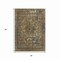 Homeroots 3' X 5' Brown And Denim Blue Medallion Washable Indoor Outdoor Area Rug 616046 - alternate 9