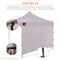 Ergodyne White Pop-Up Tent Sidewall - 10ft x 10ft 6194 - alternate 7