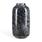 Homeroots 15" Black Mottled Cylinder Glass Table Vase 608285 - alternate 5