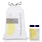 Happimess 5.3-Gallon 20L Lemon Scented Drawstring Trash Can Liner, White, 20-Count, 1-Pack of 20 Liners HPM3100B-W-1SET - alternate 4