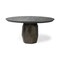 Homeroots 60" Brown Rounded Solid Wood Pedestal Base Dining Table 380474 - alternate 1