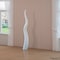 Uniquewise 62in Tall Animal Horn Shape Floor Vase: Elegant Ceramic White Accent for Entryway, Dining, or QI004040.W.L - alternate 9