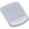 Fellowes Mouse Pad w/Wrist Support, Black/White 9549701 - alternate 1