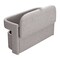 Homeroots 55in Gray Fabric and Wood Upholstered Bench 720918 - alternate 9