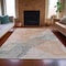 Homeroots 10' X 14' Salmon And Gray Abstract Washable Indoor Outdoor Area Rug 631856 - alternate 9
