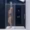 Anzzi Madam Series 76 in. x 50-54 in. Frameless Sliding Shower Door in Polished Chrome, 3/8 in Clear Glass SD-AZ13-03CH - alternate 11