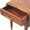 Homeroots 22" Brown Solid Wood Two Drawer Nightstand 701713 - alternate 10