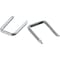 Gardner Bender Cable Staple, 12 in W Crown, 118 in L Leg, Metal, Graphite MS-1550T - alternate 1